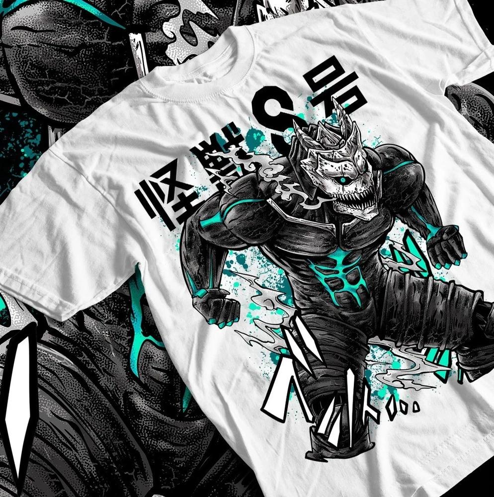 Kaiju No 8 Cute Anime White T Shirt Unisex Style S
