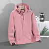 2026 Spring and Autumn Outdoor Thin Jacket Single Layer Short Sleeve Hooded Waterproof Women's Single Chong Windproof Jacket Mountaineering Suit