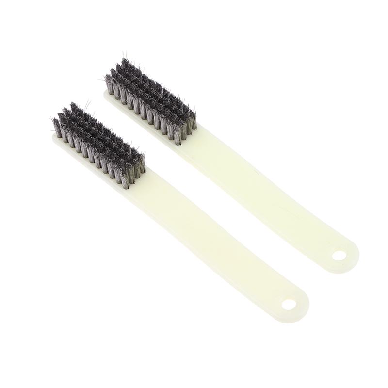 2Pcs Brush Bristles Brush Steel Wire Brush For Welding Cleaning Tools Car Floor Roof Cleaning Fabric Brush Kitchen Hand Tools