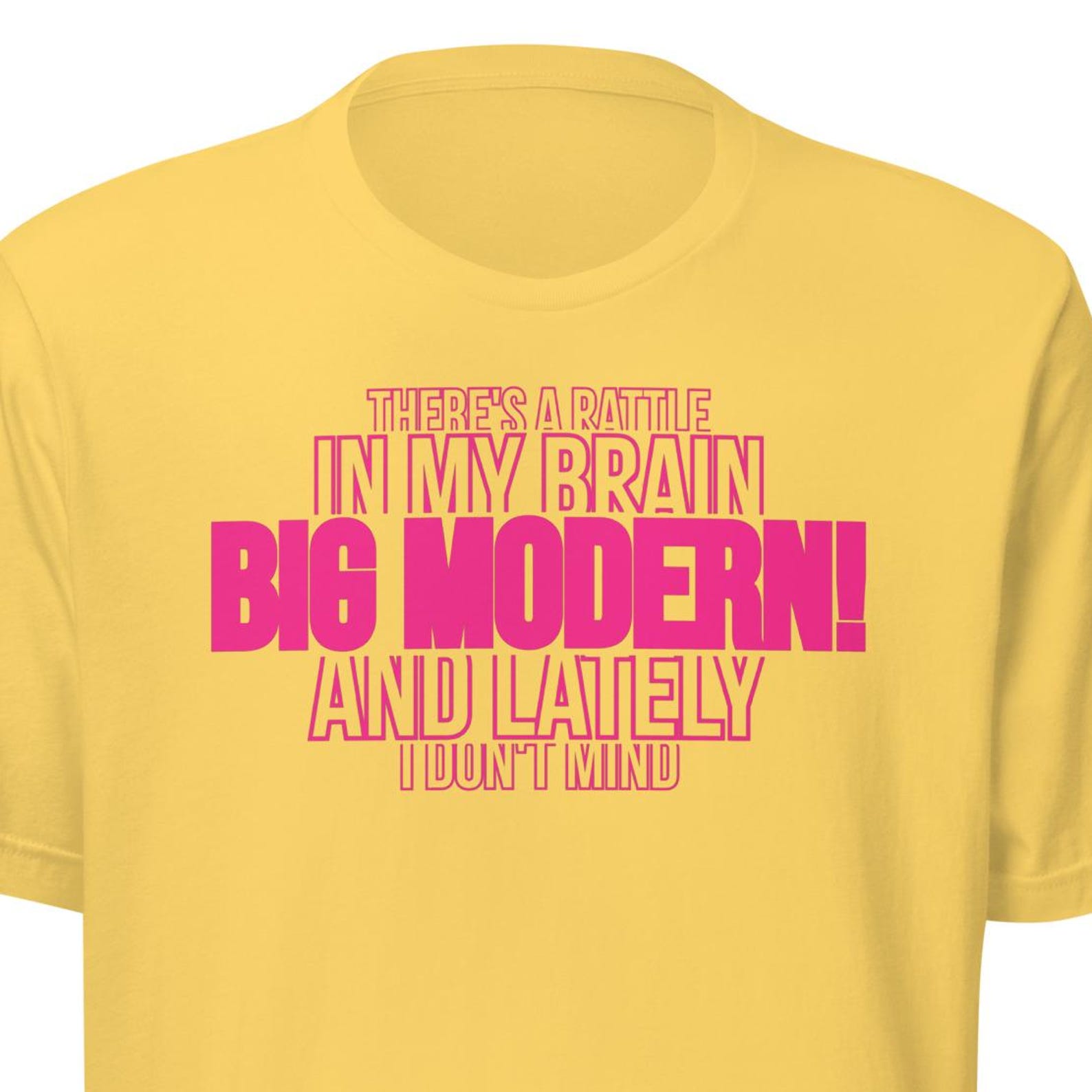New! BIG MODERN! Rattle In My Brain....- Unisex Tee Shirt, Goose Band Inspired M
