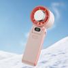 Handheld Mini Fan 3600mAh Foldable Portable Desk Outdoor 100 Speed USB Rechargeable Quiet Fan Phone Stand LED Display Screen
