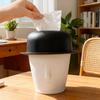 Top Hat Shaped Tissue Dispenser Decorative ABS Organizer for Living Room Bedroom Tabletop Home Essential
