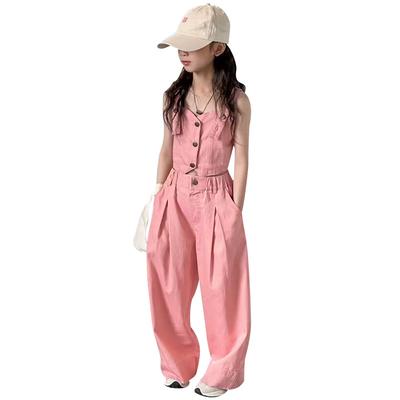 Autumn Girls Fashion Denim Jacket Long Pants Casual Suit