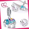 Pendants Charms Beads Copper Color-Changing Elephant Fits Genuine Bracelets For Jewellery Crafting ValentineS Day Gifts