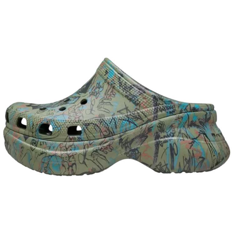 (WMNS) Crocs x Mowalola Classic Bae Clog Forest Women s 211078-3UR EU 34-35