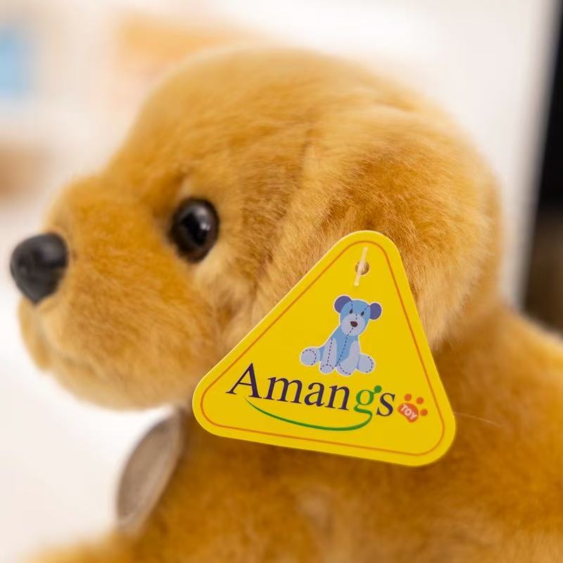 20/27cm Golden Retriever Doll Simulation Plush Toy Handmade Doll Cartoon Anime Cute Pillow Cushion Home Decoration Children's Bi