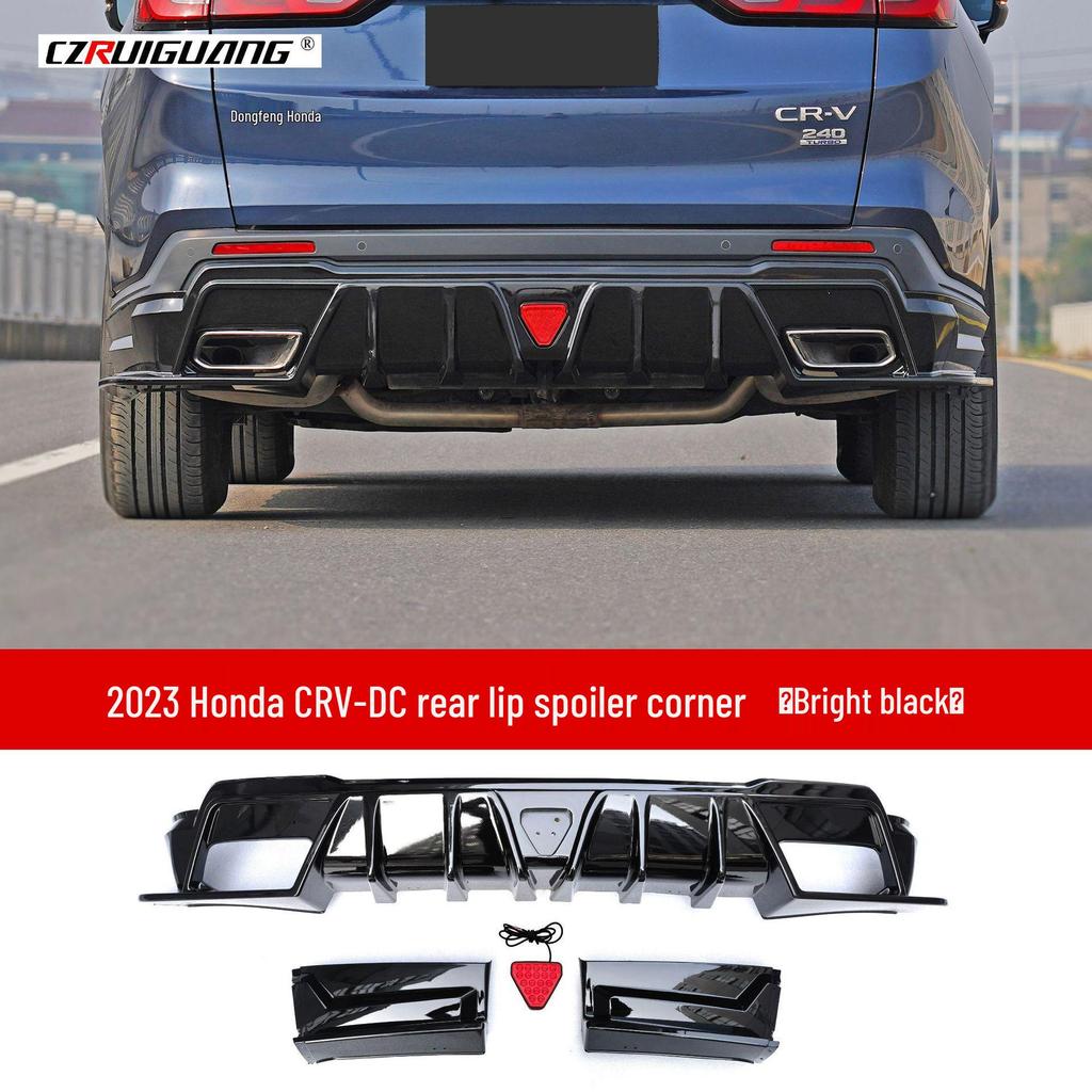 Honda CR-V 2023 (Ciclone DC): Diffusore Posteriore, Splitter Anteriore, Spoiler Posteriore, Finitura Griglia, Kit Carrozzeria con Lamelle.