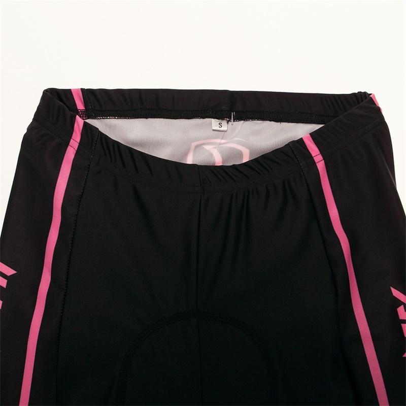 Summer Short Riding Bicycle Cycling Clothing Set Gradient Color Women Sport Jerseys Suits Black Bib Pants