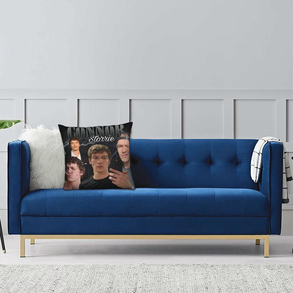 Connor Storrie Heated Rivalry Vintage Pillowcase Soft Polyester Cushion Cover Decoration Pillow Case Cover Home Square 45*45Cm