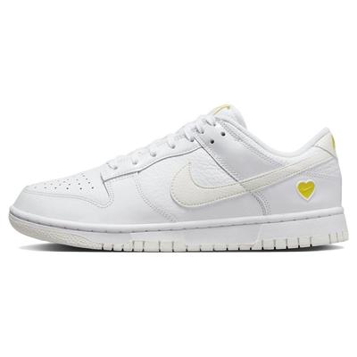 Dunk Low Valentinstag - Gelbes Herz Damen Sneaker Weiß Sail Opti-Gelb FD0803-100
