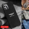 B-Bentley-B LOGO Suede All-inclusive Phone Case Cover For Bentley for iPhone 11 12 13 14 15 16 17 Pro X XR XS Max Mini 7 8 Plus