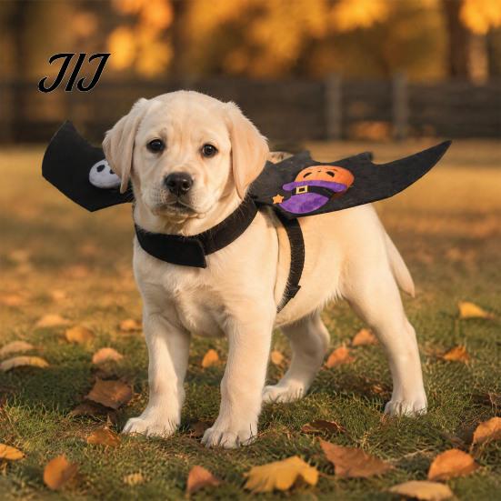 Creative Pet Gift Halloween Cat Bat Wings, Adjustable Wings Costume, Cute Costume Cosplay for Cats Dogs, Holiday Party Apparel And Dogs