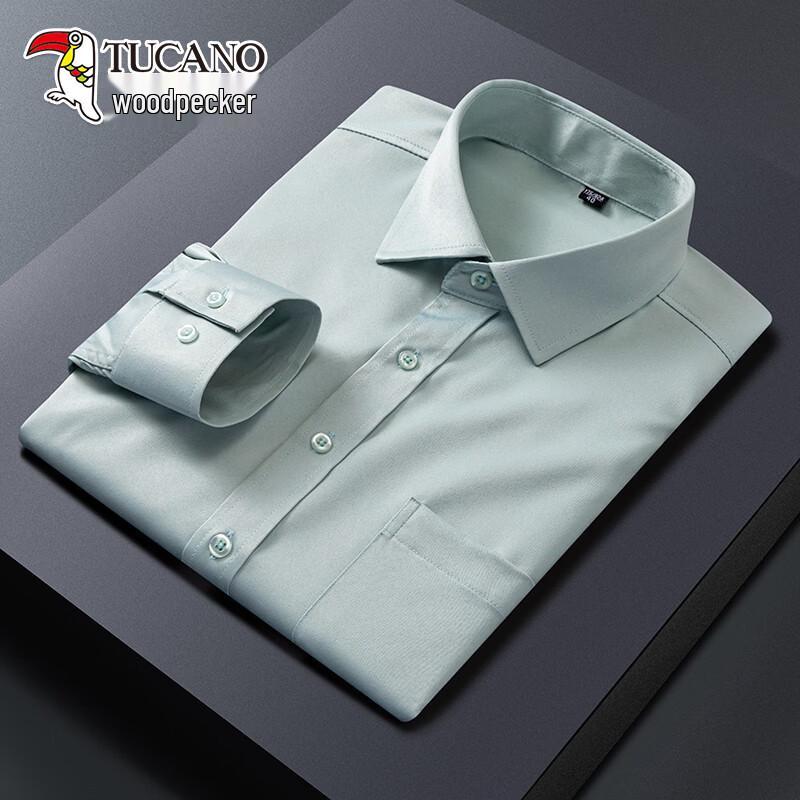 TUCANO Men s Business Casual Long Sleeve Wrinkle-Resistant Shirt 41