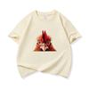 Kids Cotton T Shirt Cute Peeking Chicken Print Crew Neck Short Sleeve Tee Casual Breathable Boys Girls Summer Tops