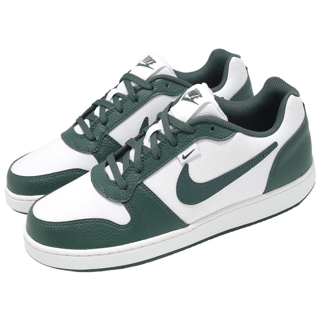 Nike EBERNON Support Low top Skateboard Shoes Unisex White Green IO7608-131