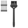 10pcs Electric Shaver Cleaning Brushes Set Nylon Hair Handle Machine Cleaning Brush Black