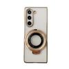 Applicable To Samsung Zfold7 Mobile Phone Case Folding Zfold6 Electroplated Magnetic Bracket Zfold4/3 All-inclusive Protective Case