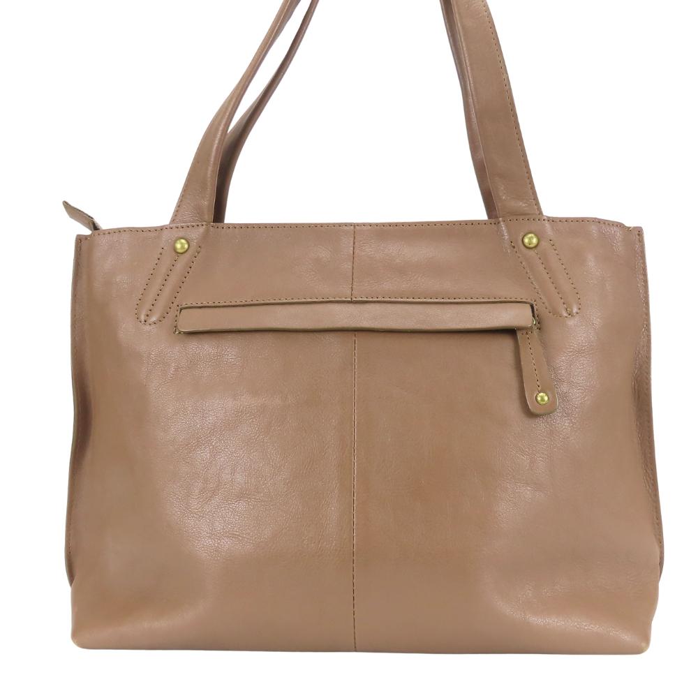 Used Dakota Tote Bag leather Brown