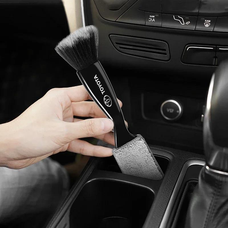 Car Air Conditioner Vent Cleaning Brush Auto Accessories For Toyota Yaris Corolla Avensis Aygo Vitz Vios Yaris Mark-X Mirai
