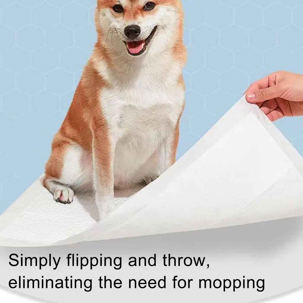Dog Pads Potty Pads For Dogs 100-Count Leak-Proof Quick-Dry Surfaces Potty Training Housebreaking Pet Supplies For Indoor