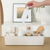Plastic Portable Storage Organizer Segmented Space Saving Handle Sectional Tray Container Storage Basket Pen Holder