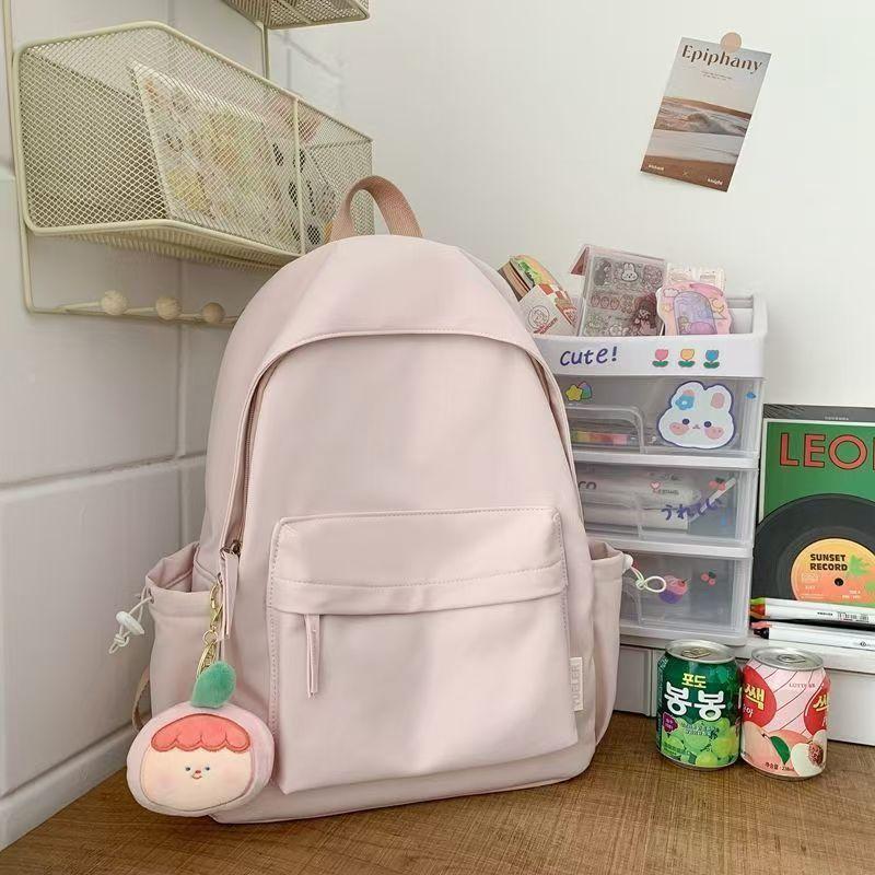 Schoolbag Schoolbag Ins Niche Simple and Versatile Middle School Student Girl Backpack High School Student Small Fresh Backpack Woman