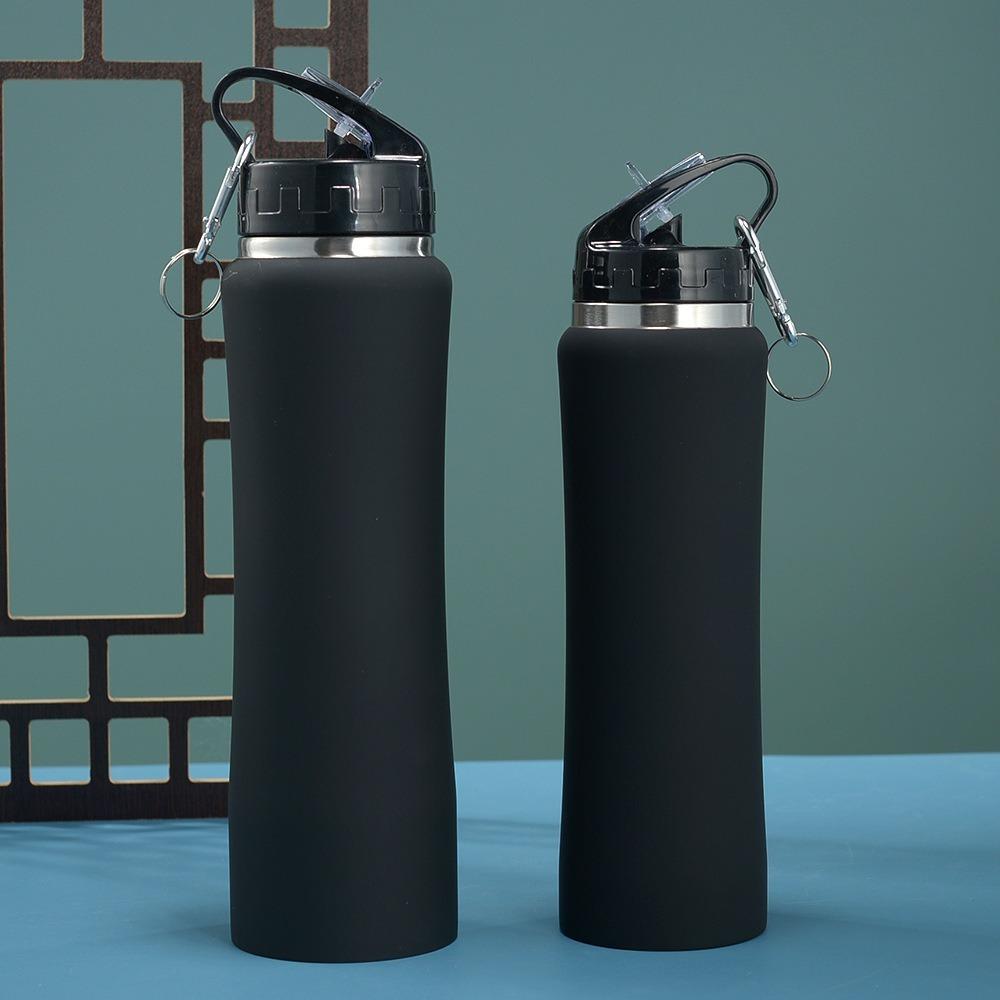 600/750ml Sports Thermal Bottle Stainless Steel Water Bottle Vacuum Flask Thermos Cup  Outdoor