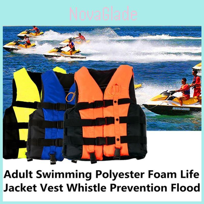 Giubbotto di salvataggio premium per adulti, comodo e resistente, in tessuto Oxford, per attività di nuoto e pesca