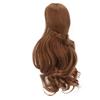 Doll Hair Wig Curly   Neat Bangs   Cutting Soft Doll Supplies for 1Celsius3 8 To 9in Head Circumference   Doll