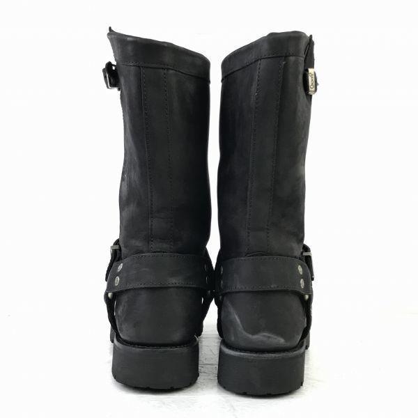 Sancho Boots/Engineer Boots/24.0cm/Black/Goodyear Welt/Leather(USED)
