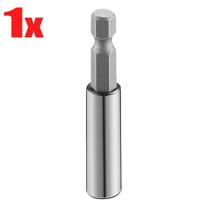 Magnet Carbon Steel Screwdrivers Holder Hexagonal Handle Magnetic Screwdriver Extension Connecting Rod Power Tools Accessories