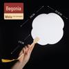 Thickened Double-Sided DIY Round Fan with Blank White Xuan Paper for Hand-Painting