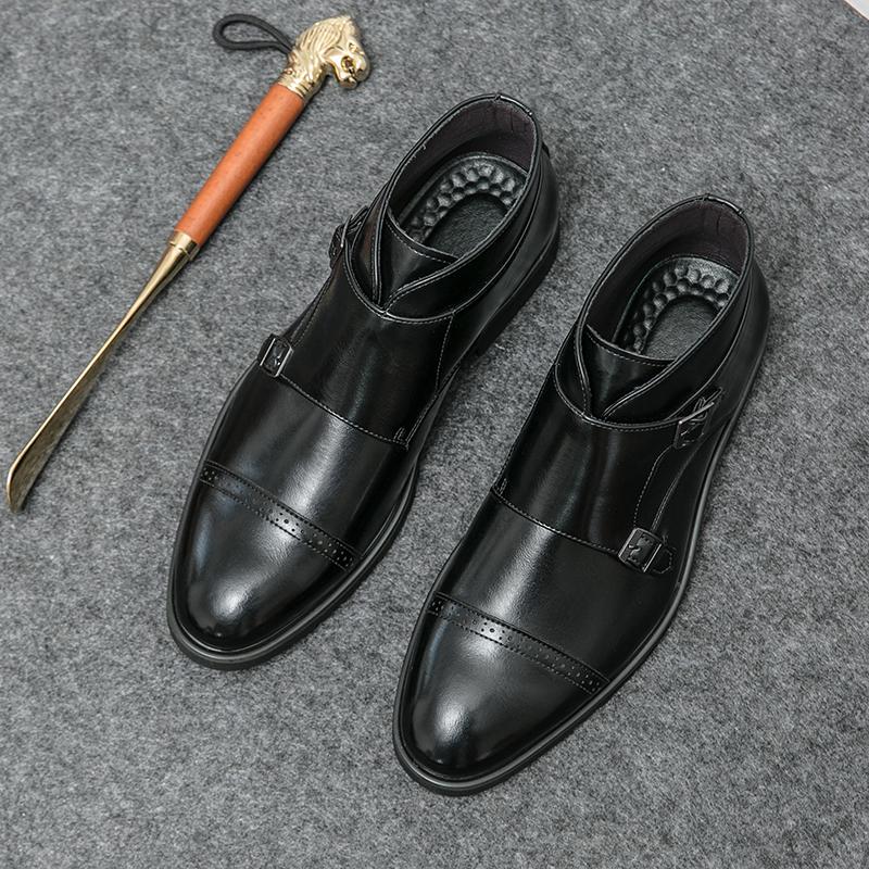 New Men's Classic Oxfords Business Casual Leather Shoes Driving Loafers Wedding Shoes Italian Style Mocassins