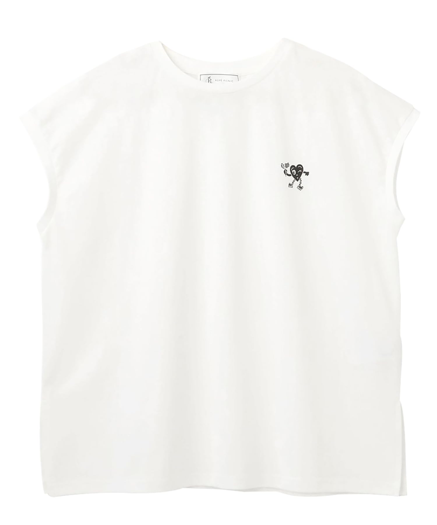 

ROPEPICNIC Chocomoo x ROPEPICNIC Heartful Assorted Sleeveless T-Shirt, Women s, Shirosub (11)