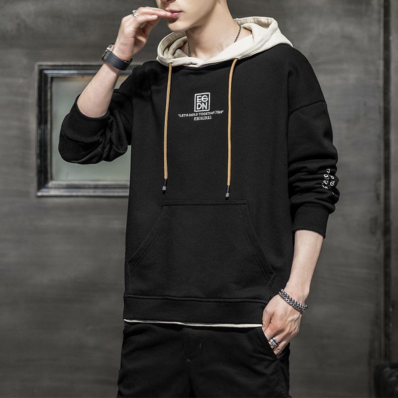 Men's Korean Style Hooded Sweatshirt: 2022 Hong Kong Autumn Sports Casual Loose Fit