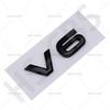 ABS V6 V8 Automobile Displacement Logo For VW Volkswagen Car Styling Rear Trunk Stickers Emblem Tailgate Decal Car AccessoriesKD0