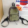 Outdoor Backpack Contrast Color Backpack Student Small Backpack Lightweight Travel Bag