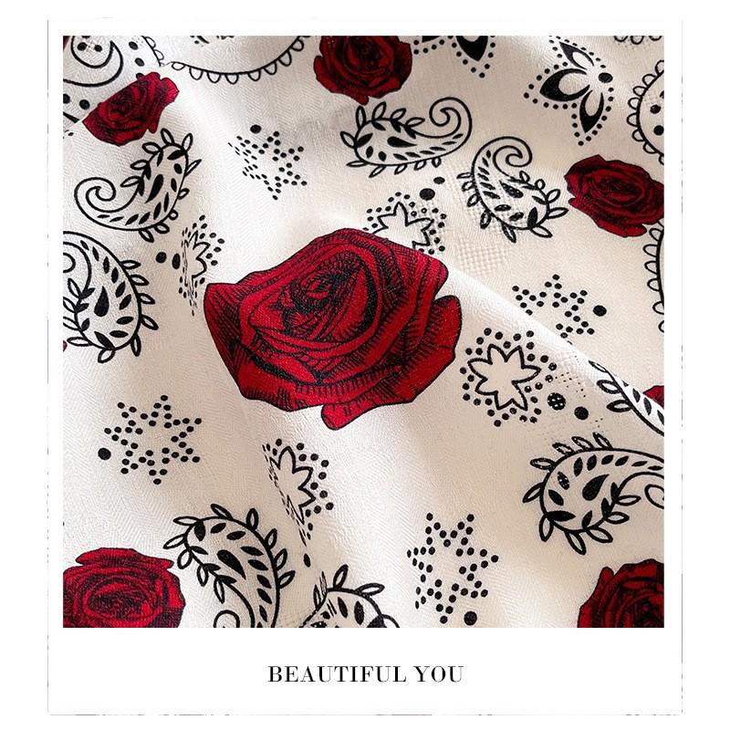Elegant temperament silk wool scarf women's 2025 autumn and winter warm new silk wool silk scarf high quality silk wool square scarf