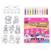 Kids No-Bake Glitter Paint Pen Set - DIY Suncatcher Ornament Kit for Children, Educational Coloring Supplies