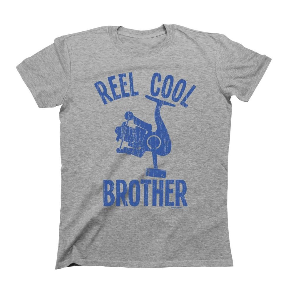 

Футболка Reel Cool BROTHER Мужская Рыбалка Рождество Рыбак Подарок День рождения 4XL