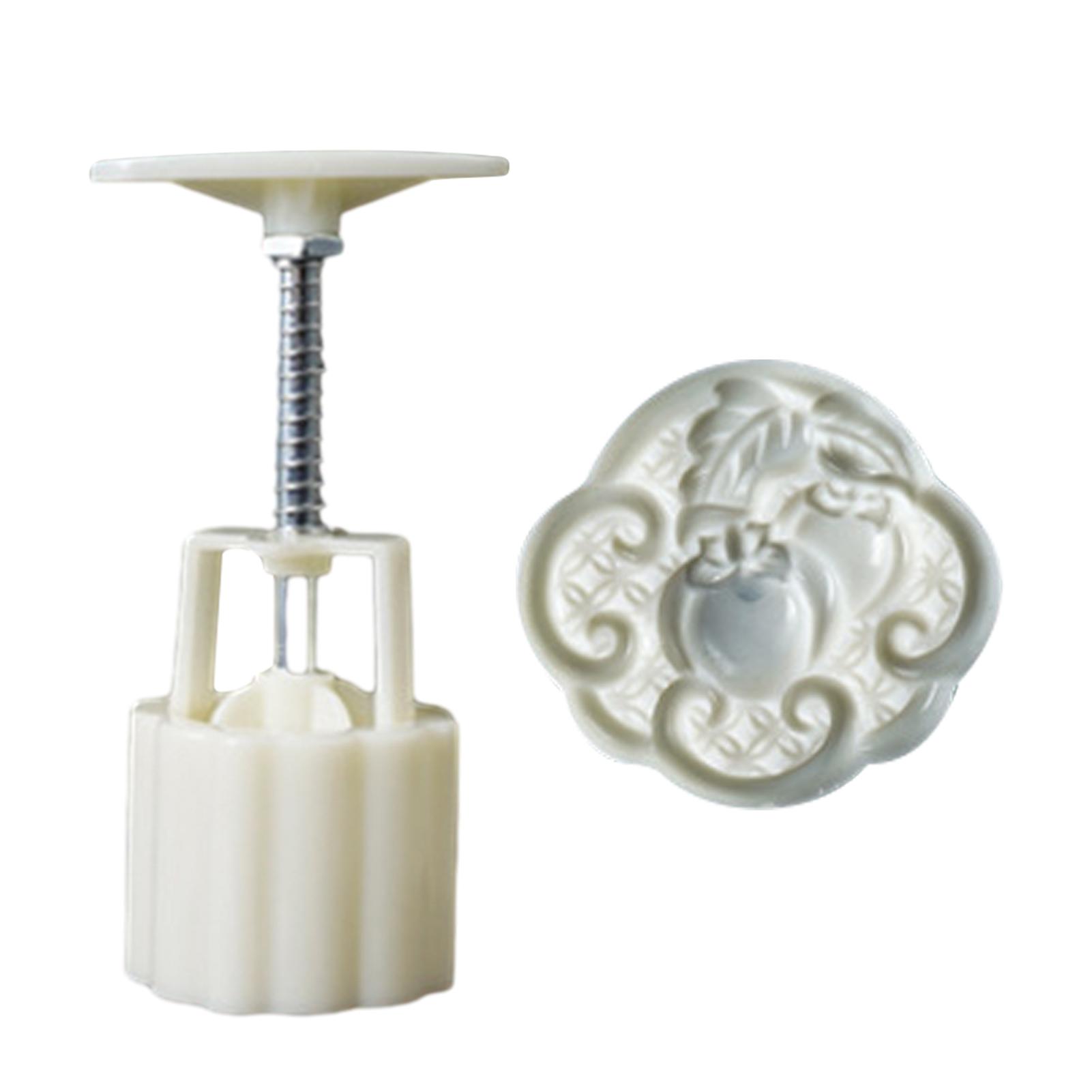 

75 г китайская традиционная форма для лунного пряника со штампами для печенья ручной пресс пластиковая форма для печенья десертная форма для изготовления лунного пряника