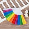 5Pcs Handheld Folding Fan   Hand Fan Stage Performance Party Decoration