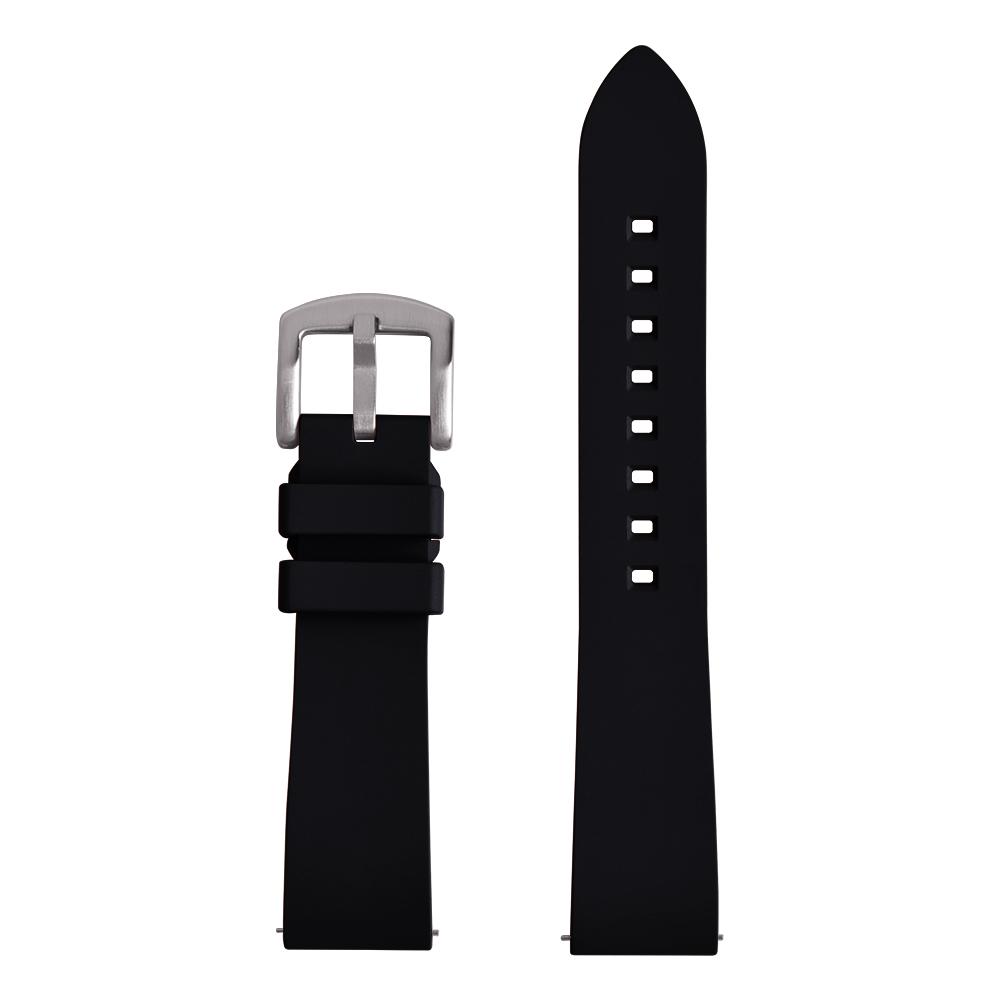 Klassisches FKM-Gummi-Uhrenarmband 18mm 19mm 20mm 21mm 22mm 23mm 24mm Schnellverschluss Wasserdicht Tauchen Fluorkautschuk-Uhrenarmband