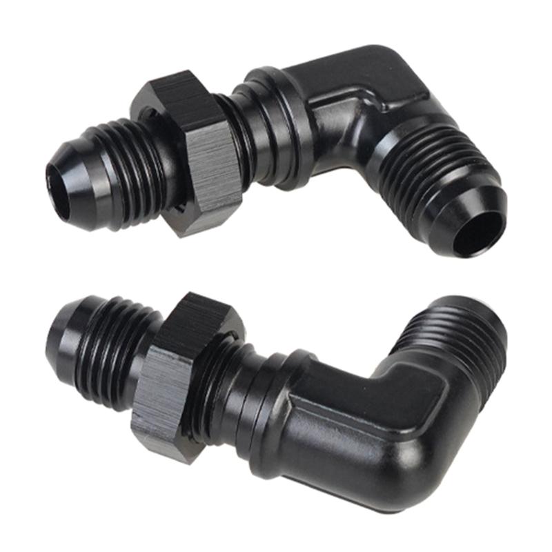 Extended External Screw Joint AN6/AN8/AN10 Male To Female Adapter 90° Fitting
