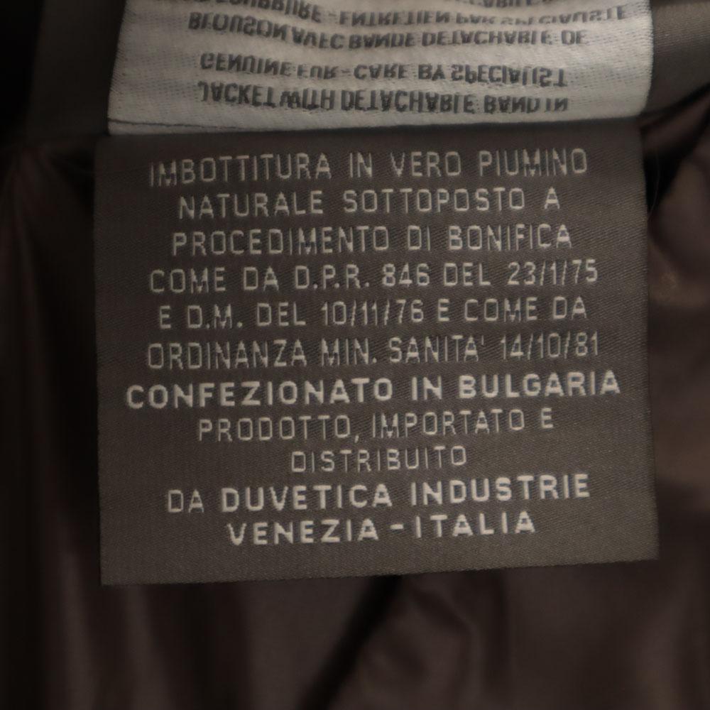 DUVETICA down coat 38 black Women Used