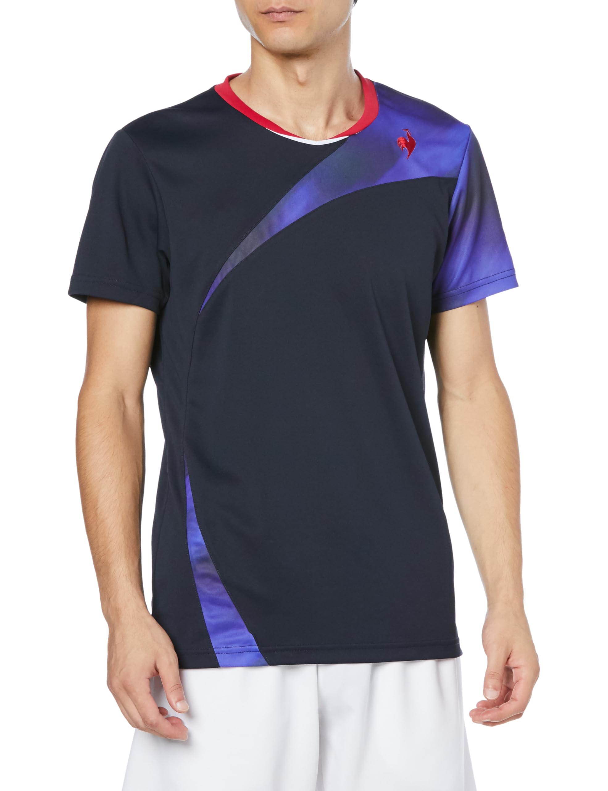 

Coq Футболка с коротким рукавом с игровой графикой Игровая Защита от УФ-лучей Официальная JTA Для NV [Le Sportif] Рубашка, Футболка, Рубашка, Теннис, (UPF50+), СОЛНЦЕЗАЩИТНЫЙ КРЕМ, Одобрено, Солнцезащитный крем,