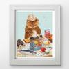Pintoo 500-piece Plastic Jigsaw Puzzle [Nyangsongi - Let's Go On a Picnic] (31x38cm) - Adult-level, Challenging, No Fragments, Click-fit Puzzle [H3179