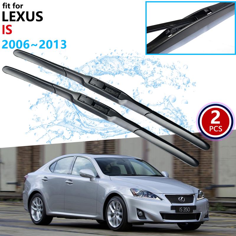 Cqrjdx1 for Lexus IS 2006~2013 XE20 Car Wiper Blades Front Windscreen Windshield Wipers IS250 300 250 300h 350 200d 220d Car Accessories
