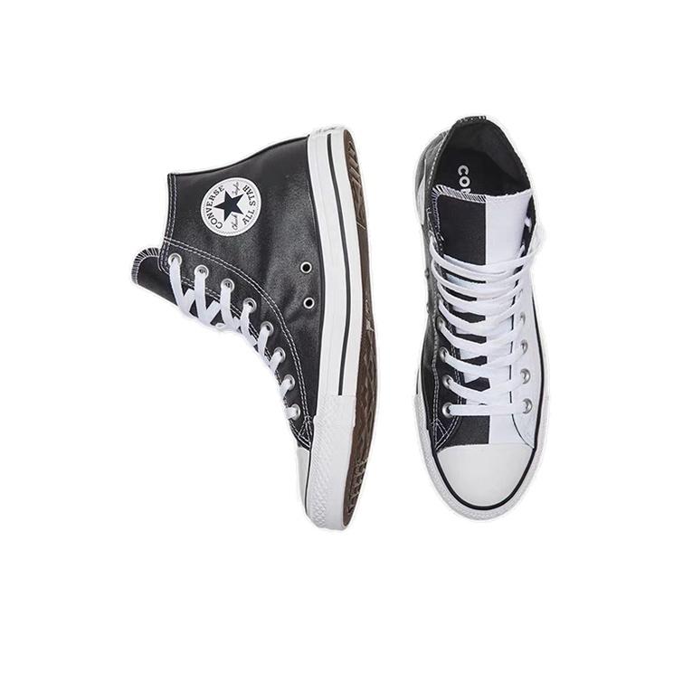 Converse Chuck Taylor All Star Enkla Bekväma Höga Kanvas Skor Unisex Sneakers Svart Vit 163235C