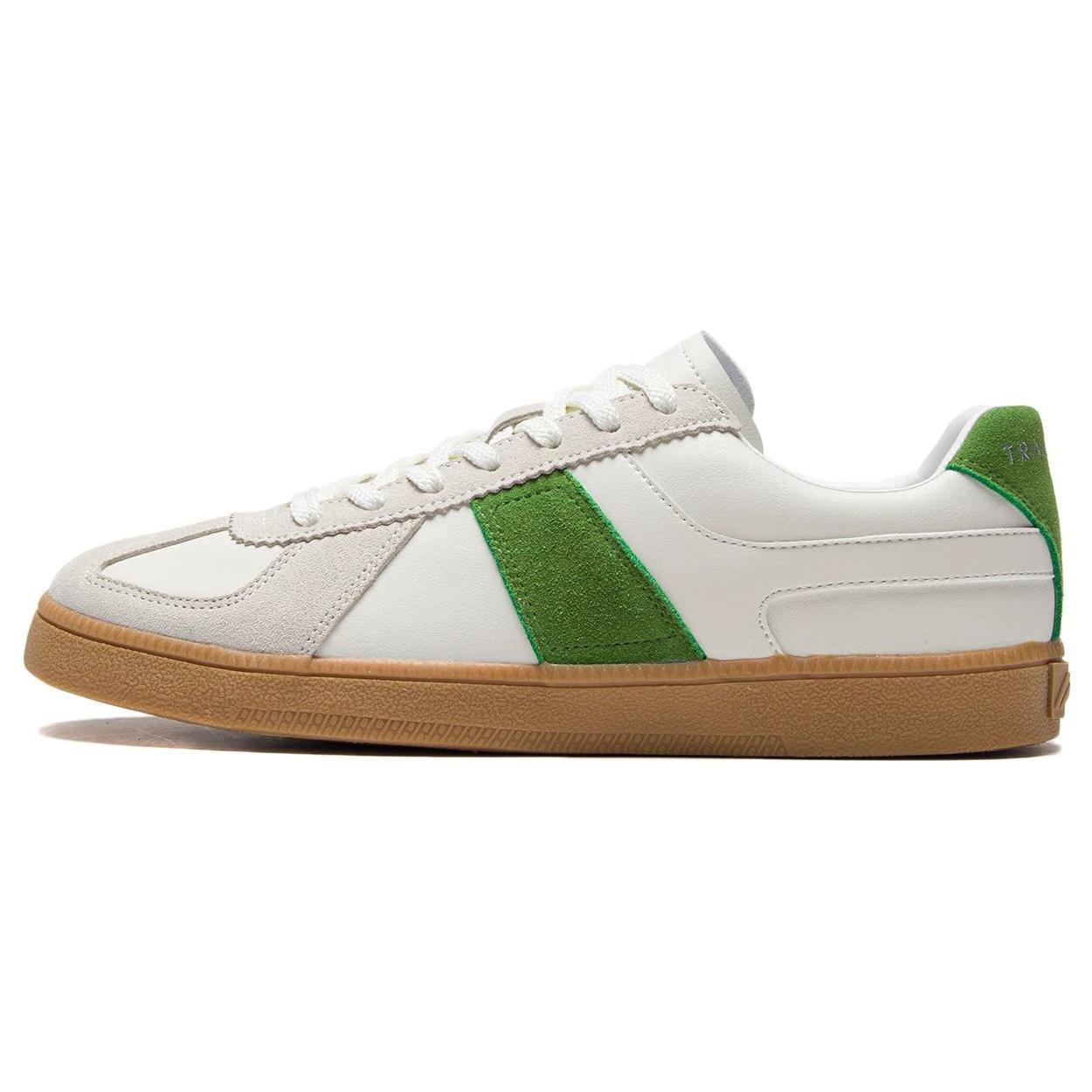 

Li Ning Abrasion Resistant, Lightweight, And Breathable Low top Skateboard Shoes Men s White Green AGCS289-1 44